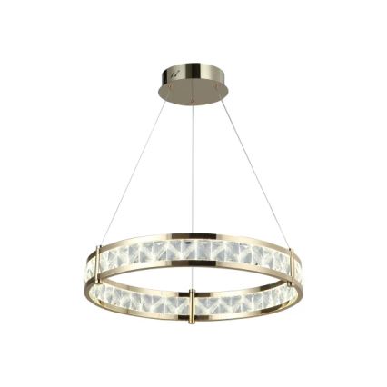 LED aptumšojams kristāla lustrs uz troses ENRIQUE LED/40W//230V 3000-6000K Ø 60 cm + tālvadības pults