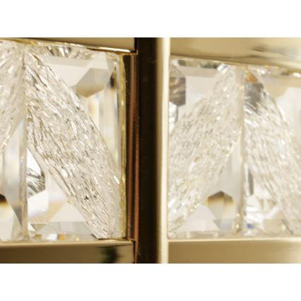 LED aptumšojams kristāla lustrs uz troses ENRIQUE LED/40W//230V 3000-6000K Ø 60 cm + tālvadības pults
