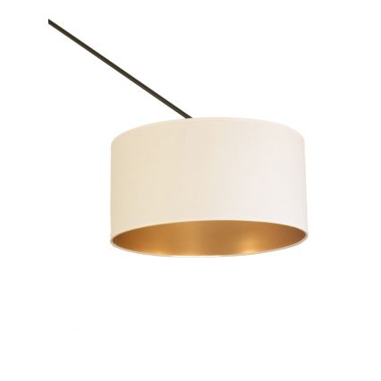 LED regulējama lustra uz stieņa GORTA 1xE27/60W/230V balta/zelta