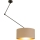 LED regulējama lustra uz stieņa GORTA 1xE27/60W/230V bēša/zelta