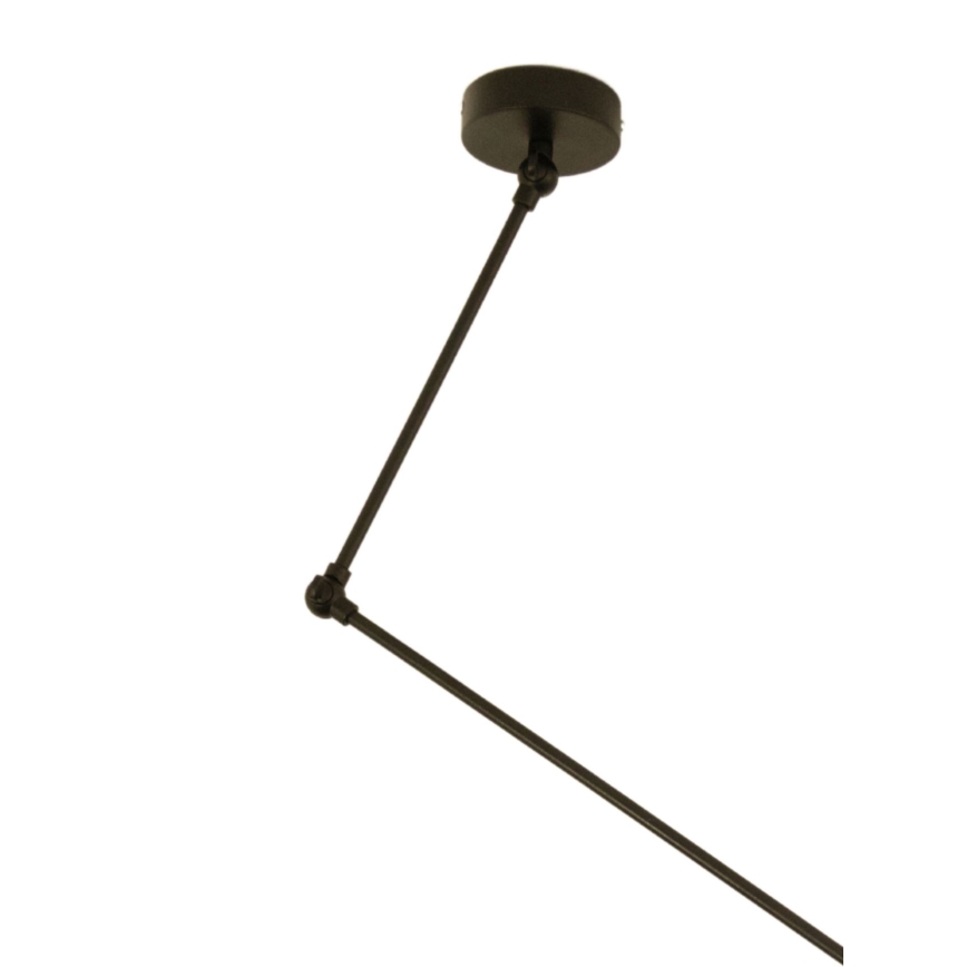 LED regulējama lustra uz stieņa GORTA 1xE27/60W/230V bēša/zelta