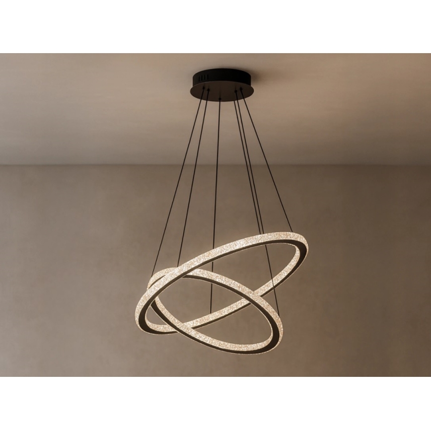 LED regulējamā lustra uz troses LED/150W/230V 3000-6500K + ar tālvadības pulti