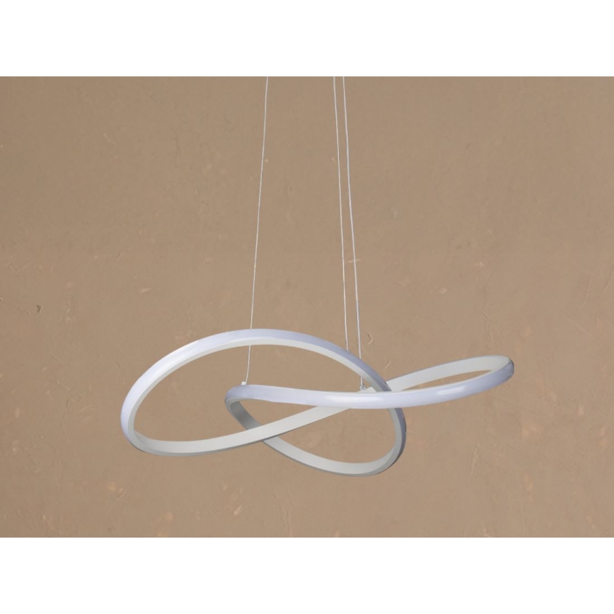 LED lustra ar regulējamu spilgtumu uz troses LED/65W/230V 3000–6500K diam. 49 cm + tālvadība