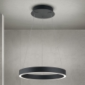 LED regulējamā piekaramā lampa ar kabeli KOLK LED/40W/230V 2700/3000/4000K Ø 40 cm melna