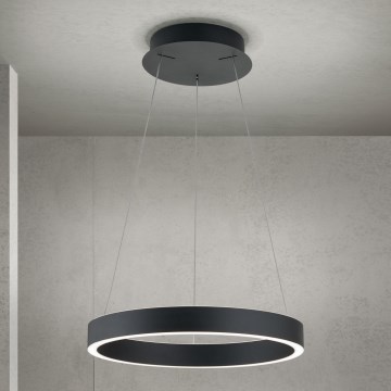 LED regulējamā piekaramā lampa ar kabeli KOLK LED/40W/230V 2700/3000/4000K Ø 40 cm melna