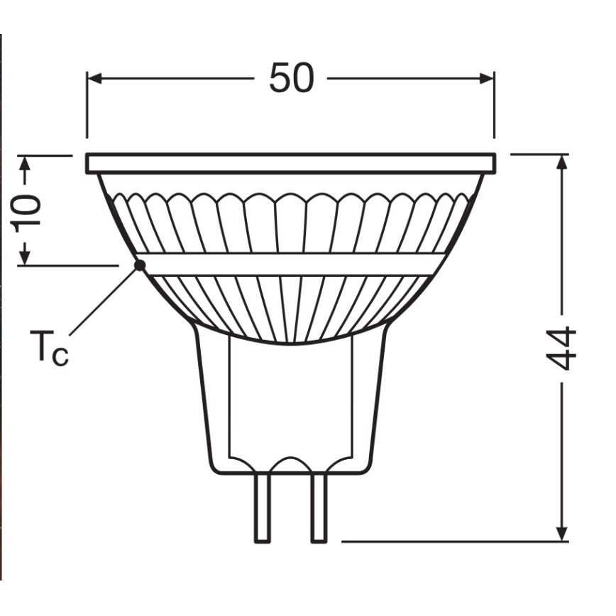 LED dimmējamā reflektora spuldze MR16 GU5,3/3,4W/12V 4000K 36° CRI 90 - Ledvance