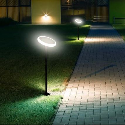 LED Regulējama saules enerģijas lampa GARDEN LED/8W/5V 60-129 cm 4000K IP65