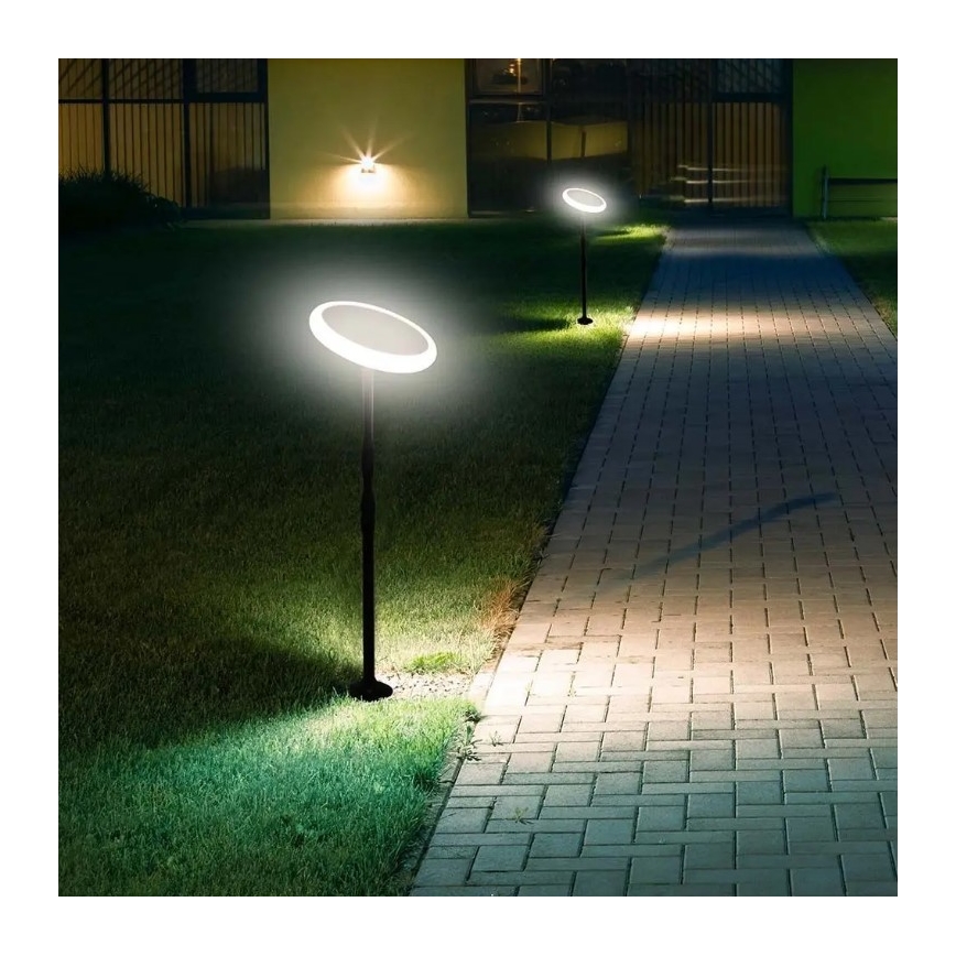 LED Regulējama saules enerģijas lampa GARDEN LED/8W/5V 60-129 cm 4000K IP65