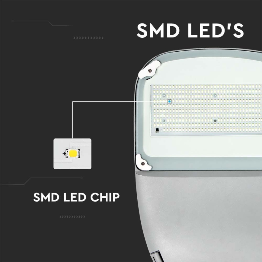 LED regulējama saules ielu lampa SAMSUNG CHIP LED/50W/6,4V 6000K IP65 30000 mAh + tālvadība
