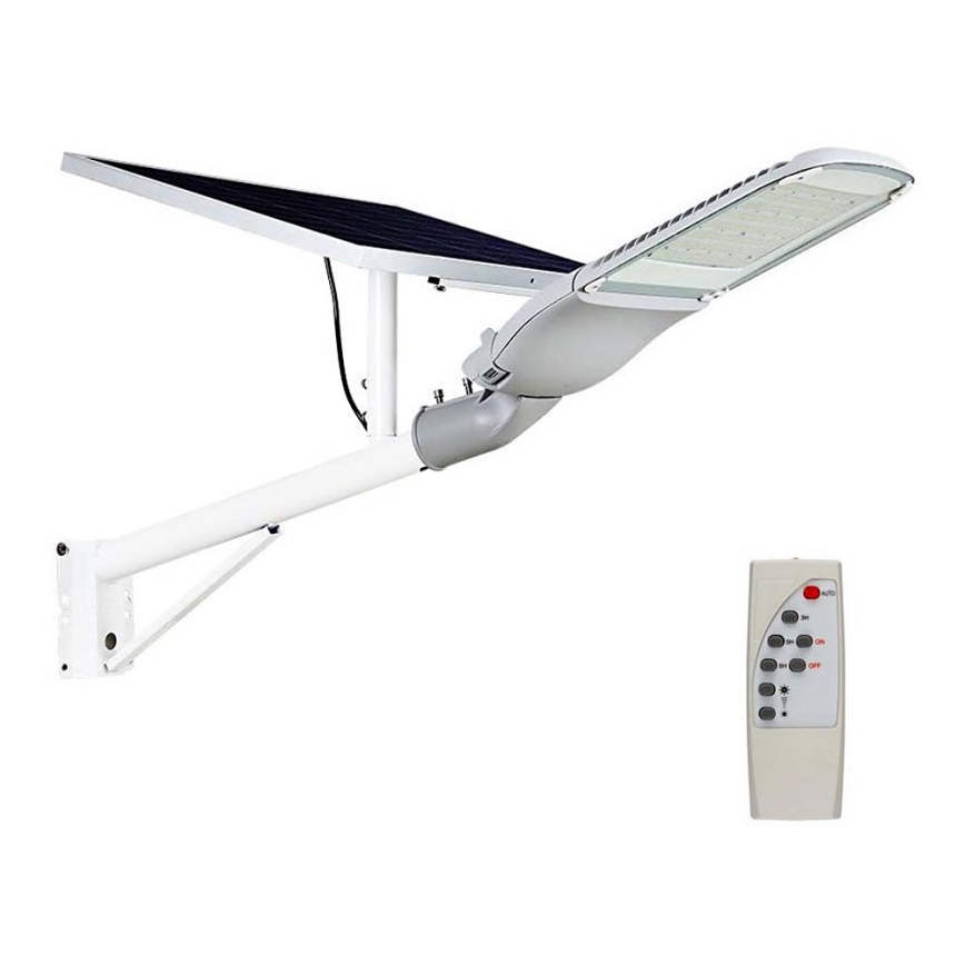 LED regulējama saules ielu lampa SAMSUNG CHIP LED/50W/6,4V 6000K IP65 30000 mAh + tālvadība
