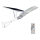 LED regulējama saules ielu lampa SAMSUNG CHIP LED/50W/6,4V 6000K IP65 30000 mAh + tālvadība