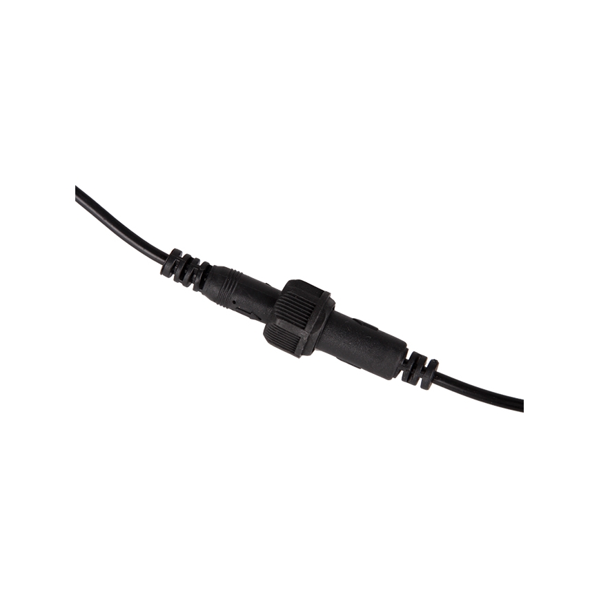 Regulējama LED saules lampa uz troses ar sensoru 2xLED/1,8W/3,7V IP44 6500K 2400 mAh + tālvadība