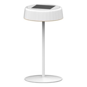 LED regulējama saules uzlādējama galda lampa VIVIEN LED/3W/5V 2700K 1600 mAh IP54 balta