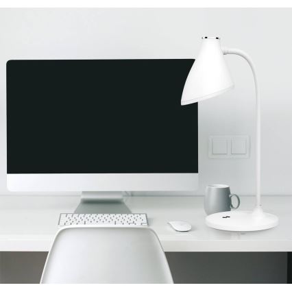 LED dimējama skārienvadāma galda lampa LED/5W/5V 2400 mAh