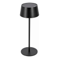LED regulējama skārienjūtīga saules lampa LED/3W/5V USB 1800 mAh IP44 melna