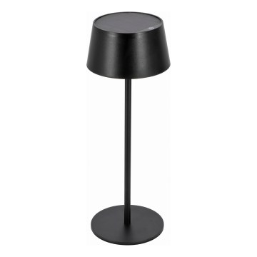 LED regulējama skārienjūtīga saules lampa LED/3W/5V USB 1800 mAh IP44 melna