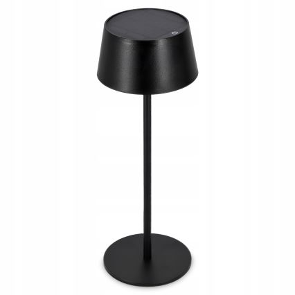 LED regulējama skārienjūtīga saules lampa LED/3W/5V USB 1800 mAh IP44 melna