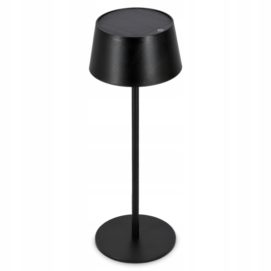 LED regulējama skārienjūtīga saules lampa LED/3W/5V USB 1800 mAh IP44 melna