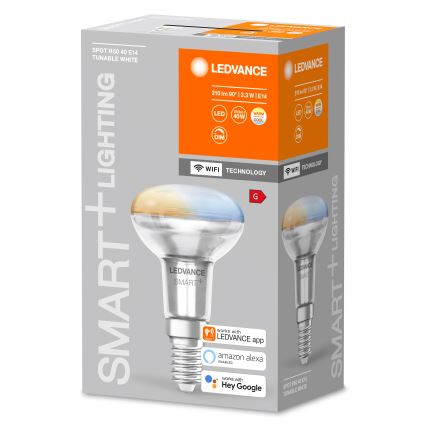 LED dimējama reflektora spuldze SMART+ R50 E14/3,3W/230V 2700-6500K Wi-Fi - Ledvance