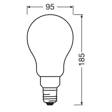 LED regulējamā spuldze STAR E27/24W/230V 4000K - Osram
