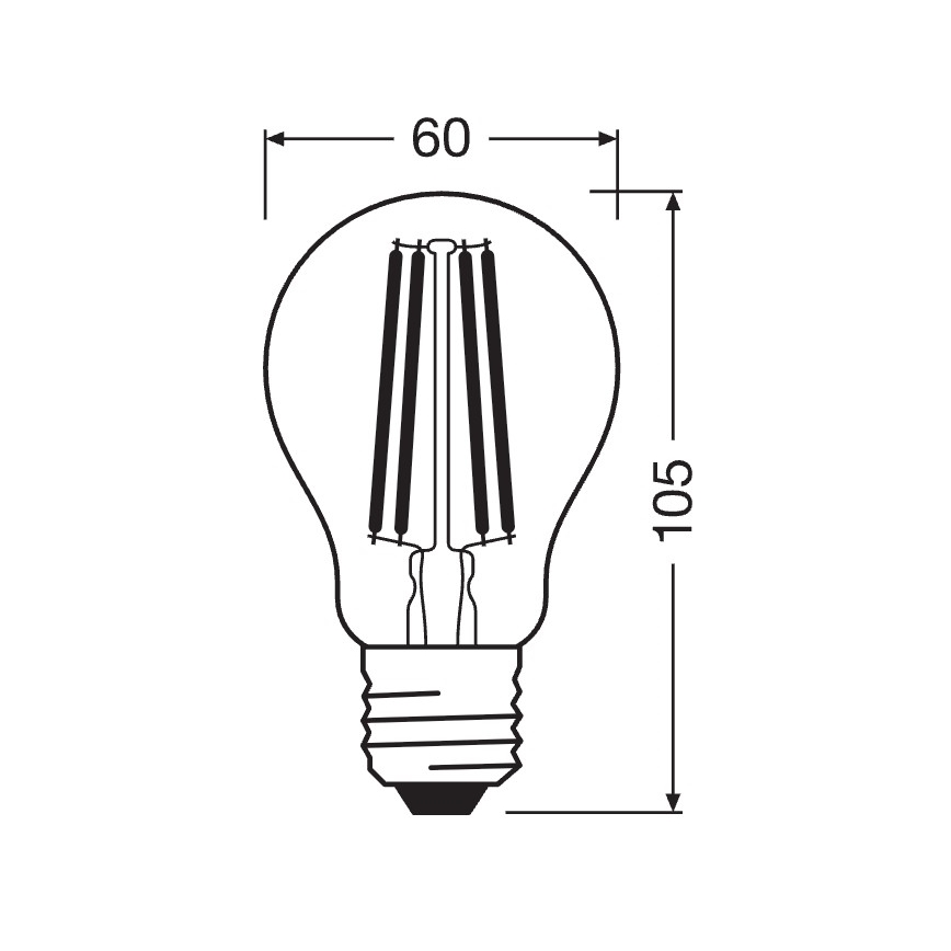 LED regulējama spuldze SUPERSTAR VINTAGE E27/11W/230V 4000K - Osram