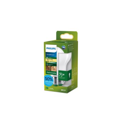 LED regulējama spuldze ULTRAEFFICIENT Philips A60 E27/5,2W/230V 2700K
