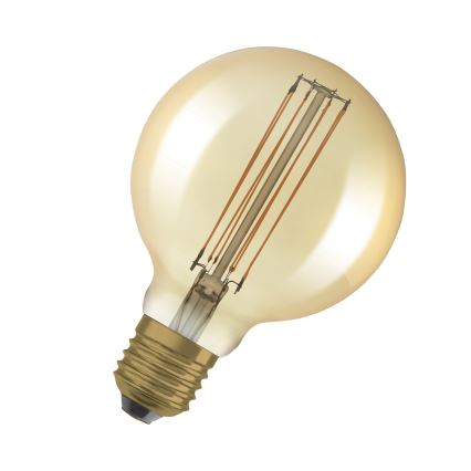 LED regulējamā spuldze VINTAGE FILAMENT E27/5,8W/230V 2200K - Osram