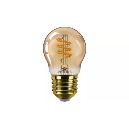 LED regulējama spuldze VINTAGE Philips P45 E27/3W/230V 2200K