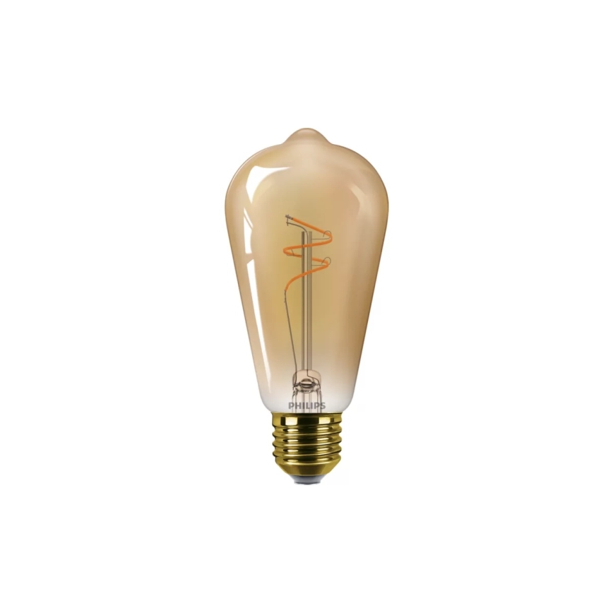 LED regulējama spuldze VINTAGE Philips ST64 E27/3,1W/230V 1800K