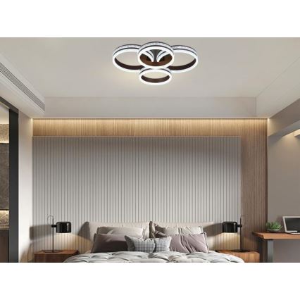 LED regulējama uz virsmas montējama griestu lustra LED/150W/230V 3000-6500K + tālvadības pults