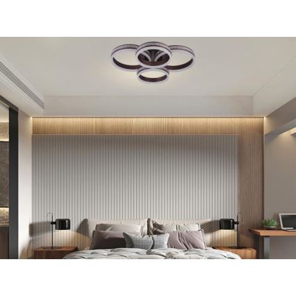 LED regulējama uz virsmas montējama griestu lustra LED/150W/230V 3000-6500K + tālvadības pults