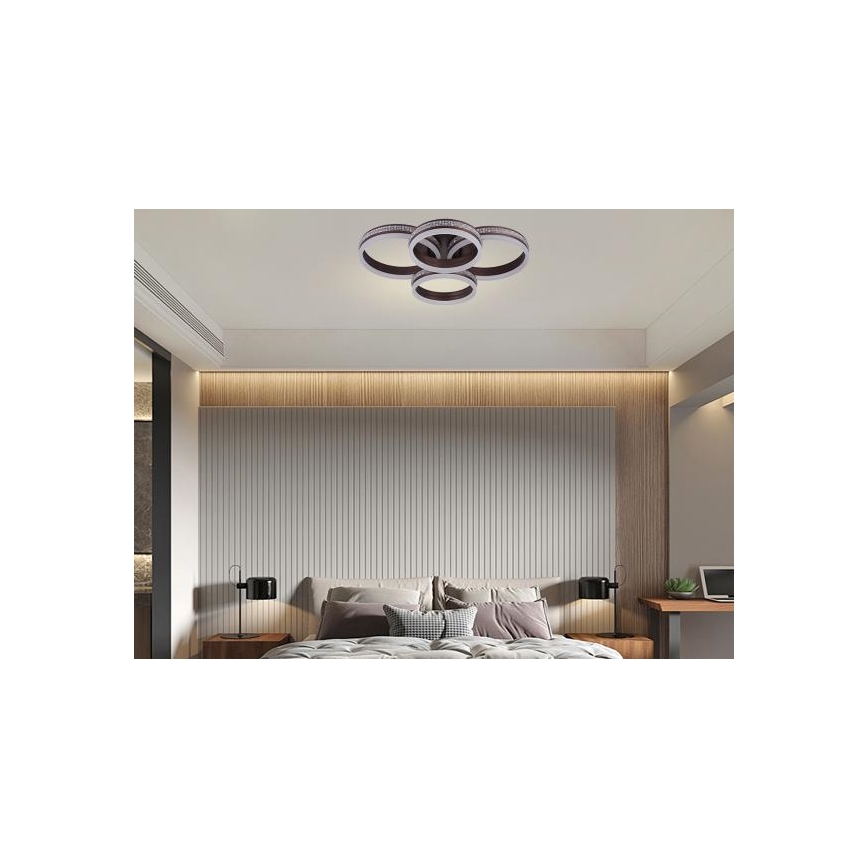 LED regulējama uz virsmas montējama griestu lustra LED/150W/230V 3000-6500K + tālvadības pults