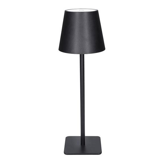 LED regulējamā, uzlādējamā galda lampa ar skārienvadību LUCCA LED/3,7V 3000/4000/6500K 2000 mAh melna
