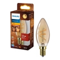 LED regulējama VINTAGE spuldze Philips B35 E14/3,1W/230V 2200K CRI 90