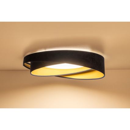 LED dimējama griestu lampa SMART GALAXY MODERN LED/24W/230V 3000-6500K Ø 55 cm zila/zelta + ar tālvadības pulti