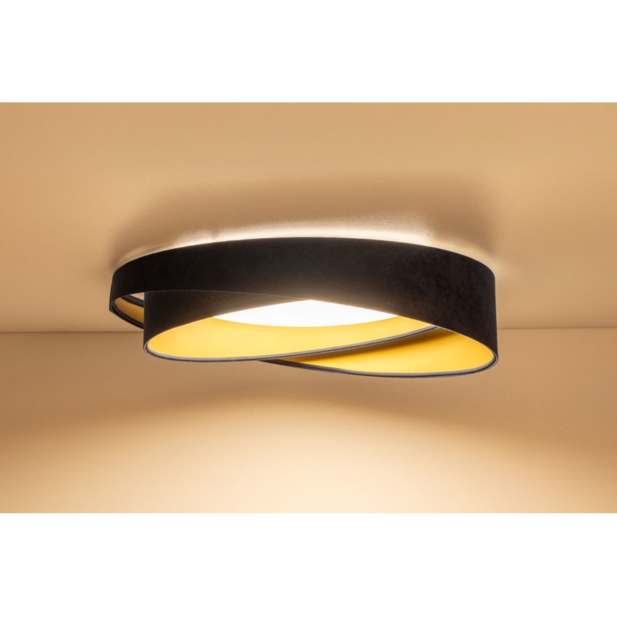 LED dimējama griestu lampa SMART GALAXY MODERN LED/24W/230V 3000-6500K Ø 55 cm zila/zelta + ar tālvadības pulti
