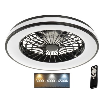 LED Regulējams griestu gaismeklis ar ventilatoru PLAVE LED/48W/230V 3000/4000/6500K + tālvadības pults