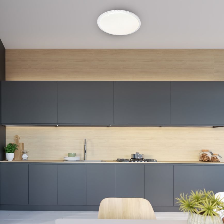 LED regulējams griestu gaismeklis CRUZ ar tālvadības pulti LED/66W/230V 3300lm