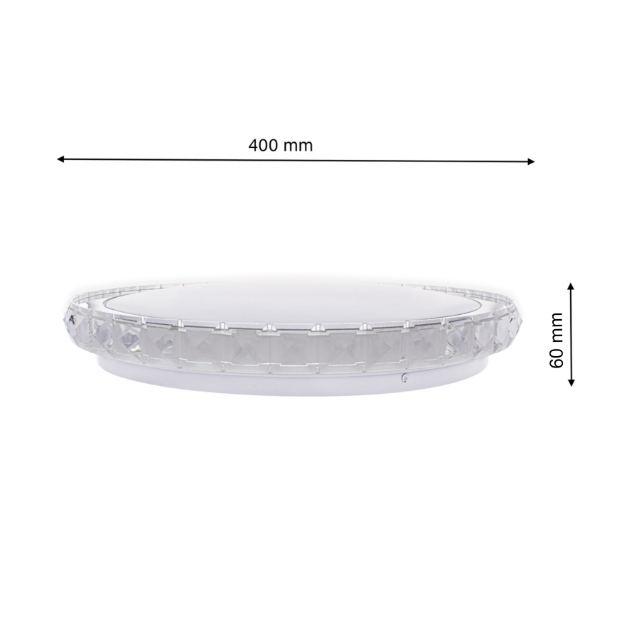 LED dimējama griestu lampa LAYLA LED/26W/230V + tālvadība