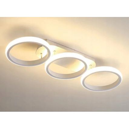 LED dimējams griestu gaismeklis LED/30W/230V 3000-6500K balts Wi-Fi Tuya + tālvadība