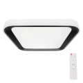 LED Regulējams griestu gaismeklis QUADRO LED/38W/230V 3000-6000K balts/melns + tālvadība