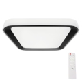 LED Regulējams griestu gaismeklis QUADRO LED/66W/230V 3000-6000K balts/melns + tālvadība