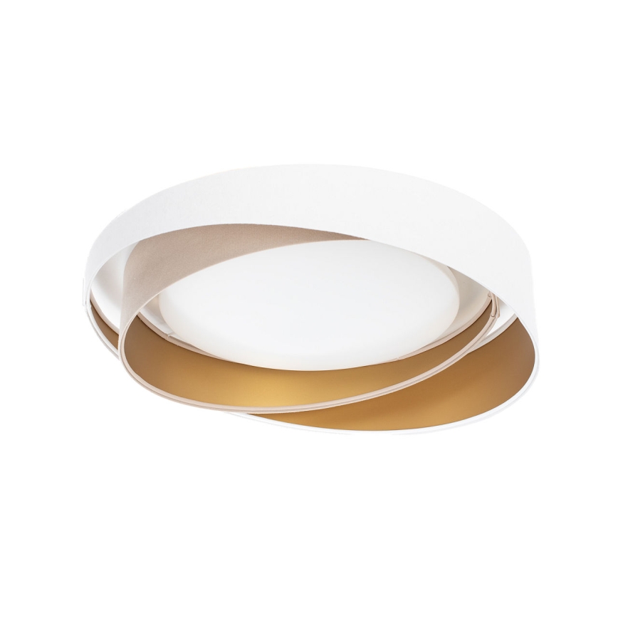 LED regulējams griestu gaismeklis SMART GALAXY MODERN LED/24W/230V 3000-6500K Ø 55 cm balts/bēšs/zelts + tālvadības pults