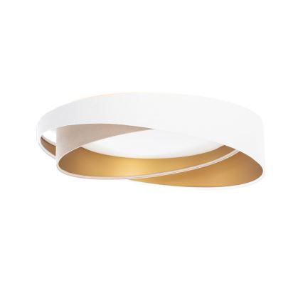 LED regulējams griestu gaismeklis SMART GALAXY MODERN LED/24W/230V 3000-6500K Ø 55 cm balts/bēšs/zelts + tālvadības pults