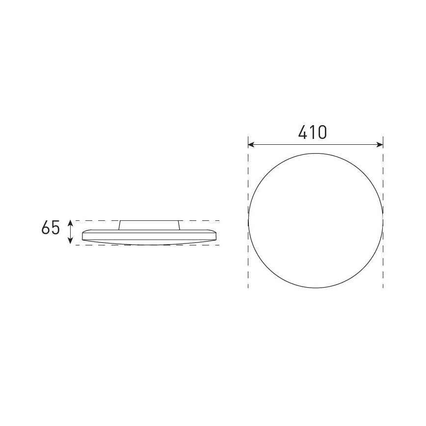 LED Regulējams vannas istabas griestu gaismeklis VARIO NOVA LED/22/32W/230V 3000/4000/5700K Ø 41 cm IP44 balts