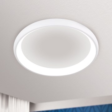 LED Regulējams griestu gaismeklis VENUS LED/50W/230V Ø 61 cm balts