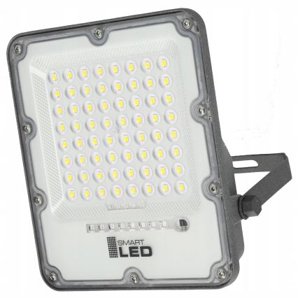 LED regulējams saules prožektors LED/50W/3,2V 5000K 6000 mAh IP65 melns + tālvadība