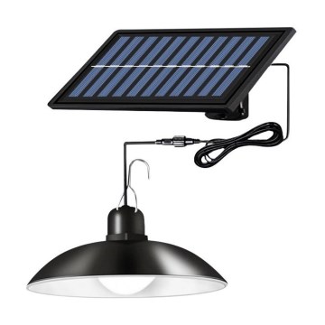 LED regulējams saules lukturis uz troses ar sensoru LED/1,8W/3,7V IP44 6500K 1600 mAh + tālvadība