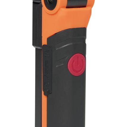 Dimējams uzlādējams LED darba lukturis LED/3W/5V 6500K 2000 mAh oranžs/melns