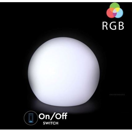 LED RGB Aptumšojama āra lampa LED/1W/230V 30cm IP67